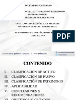 Clasificación de Activo Pasivo y Patrimonio Q3