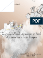Bombardi (2017) Geografia Do Uso de Agrotóxicos