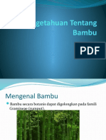 BAMBU SEBAGAI BAHAN BANGUNAN