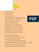 Biology Test Enzyme XI.