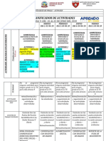 Planificador de Actividades Semana 9