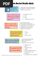 Teen Social Media Quiz: What Type of Internet User Are You?