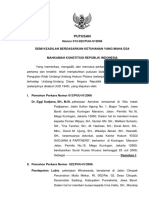 Putusan MK Nomor 013-022 Tentang JR Pasal 134, Pasal 136 Bis, Dan Pasal 137 KUHP