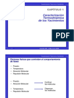 1. Caracterización Termodinámica de los Yacimientos