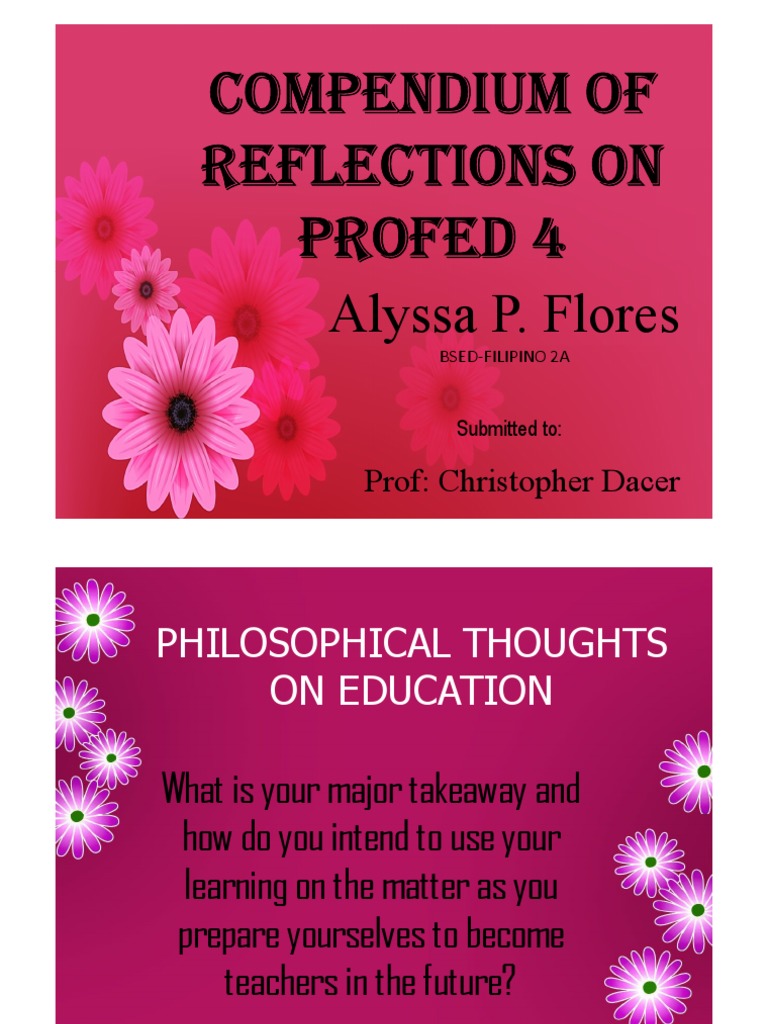 Reflections on Teaching Philosophy and History | PDF | Leadership ...
