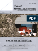 Journal of The Indonesian Ceramics and Glass