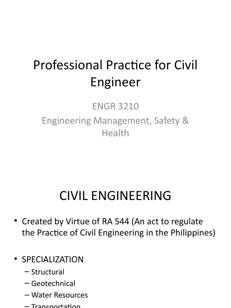 Professional Practice for Civil Engineers | PDF | Expense | Salary