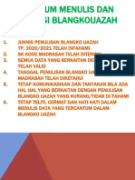 Contoh Pengisian Blangko Ijazah Madrasah TP - 2020 - 2021