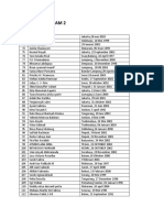 TOEFL KELAS MALAM