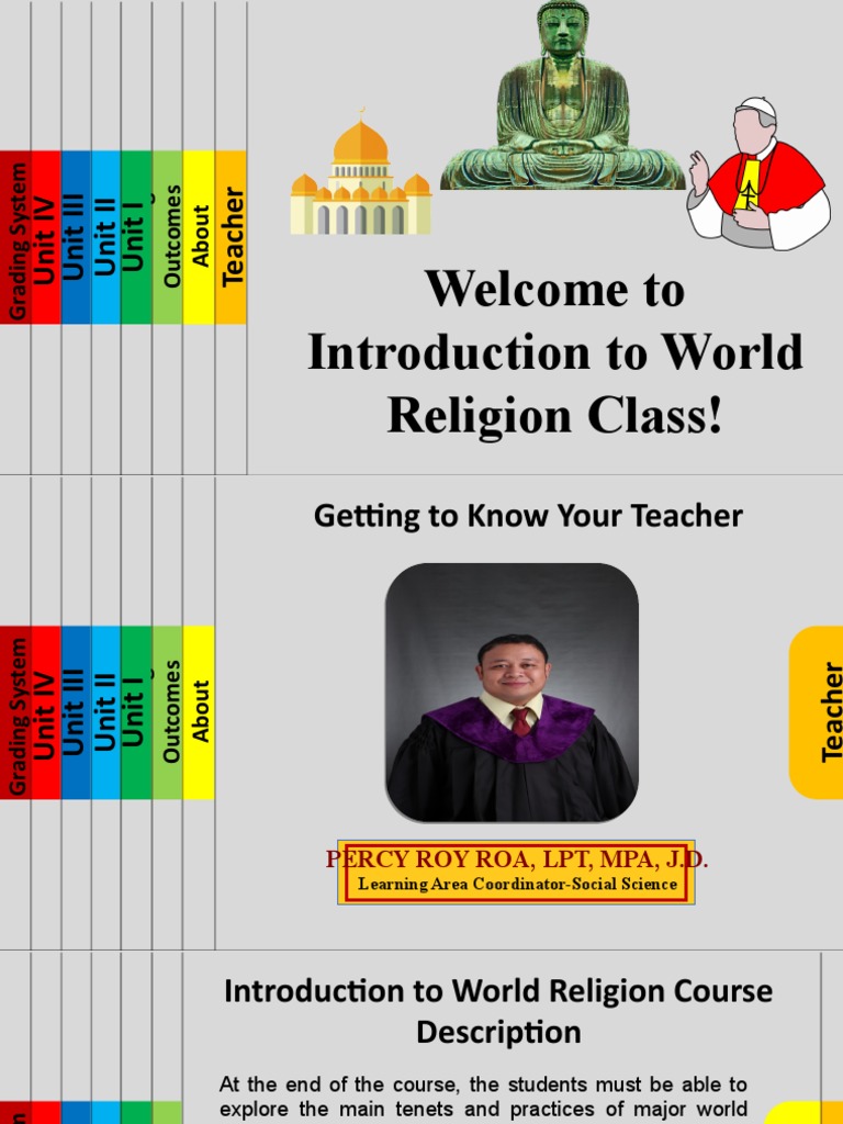 World Religion Course Guide | PDF | Faith | Religious Faiths
