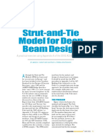 Strut and Tie Model Deep Beam Design James K Wight