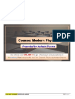 Modern Physics Course by Kailash Sharma