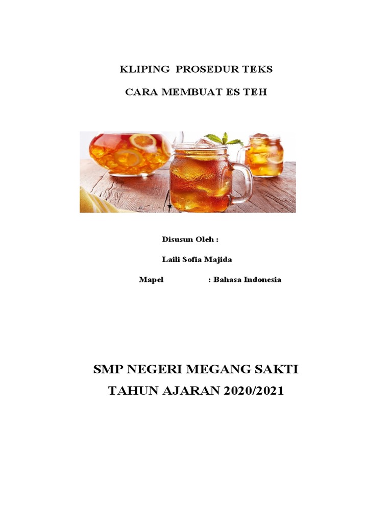Kliping Prosedur Teks Cara Membuat Pisang Goreng | PDF
