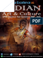 La Ex Indian Art & Culture Previous Year Questions