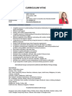 Curriculum Vitae: Personal Details