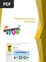 Lesson 5A Problem Solving and Reasoning