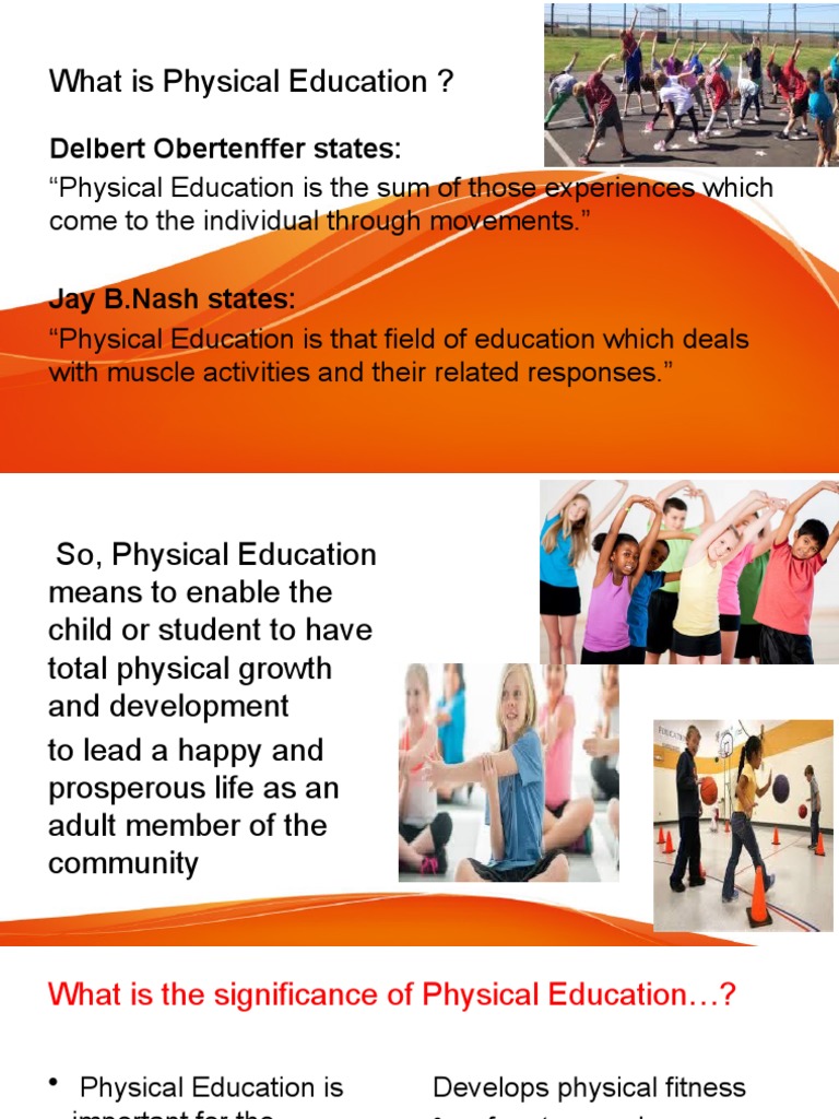 What Is Physical Education PDF