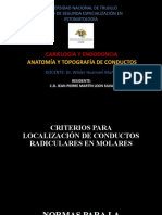 Criterios de Localización de Conductos Radiculares