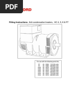 Fitting Instructions: Anti-Condensation Heaters, HC 4, 5, 6 & P7