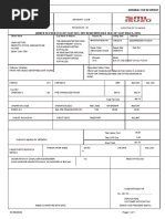 Original For Recipient: Customer Satisfaction Warranty Claim