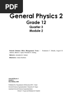 General Physics 2: Grade 12