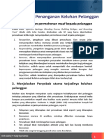 Melaksanakan Penanganan Keluhan Pelanggan: 1. Menyampaikan Permohonan Maaf Kepada Pelanggan