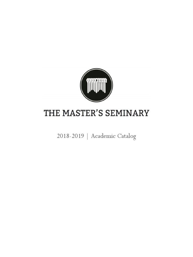 TMS Academic Catalog | PDF | Justification (Theology) | Grace In  Christianity