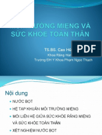 02 MÔI TRƯỜNG MIỆNG VÀ SỨC KHỎE TOÀN THÂN (2018)-SV