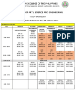 Bestlink College of The Philippines: Faculty Teaching Load