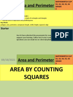 Area and Perimeter: Starter