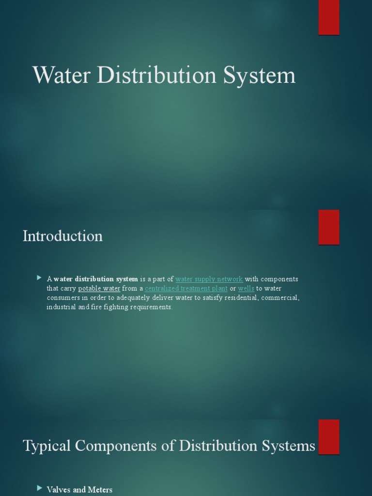 Cold Water Lines PDF