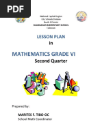 LP in Math Vi New Second Quarter (LRMDS)