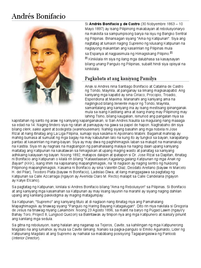 Andrés Bonifacio | PDF
