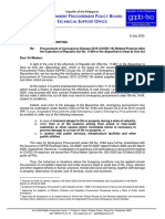 Philippines COVID-19 procurement guidelines