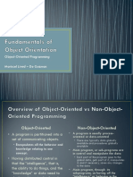 1 - Fundamentals of Object Orientation