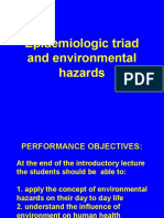 Epidemiologic Triad and Environmental Hazards