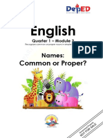 English: Common or Proper?