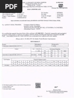 Jindal Stainless Steel MTC 316 Certificate | PDF | Stainless Steel ...