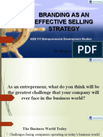 EDS 31 Branding As An Effective Selling Strategy