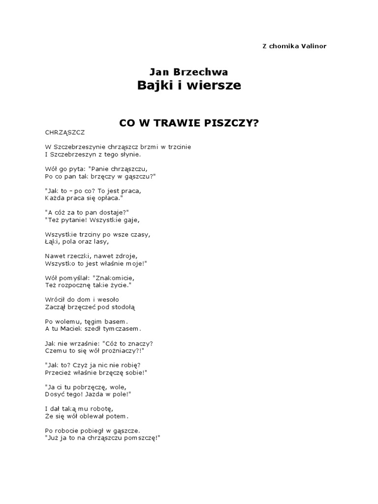 Stary Człowiek Przy Moście Tekst Pdf