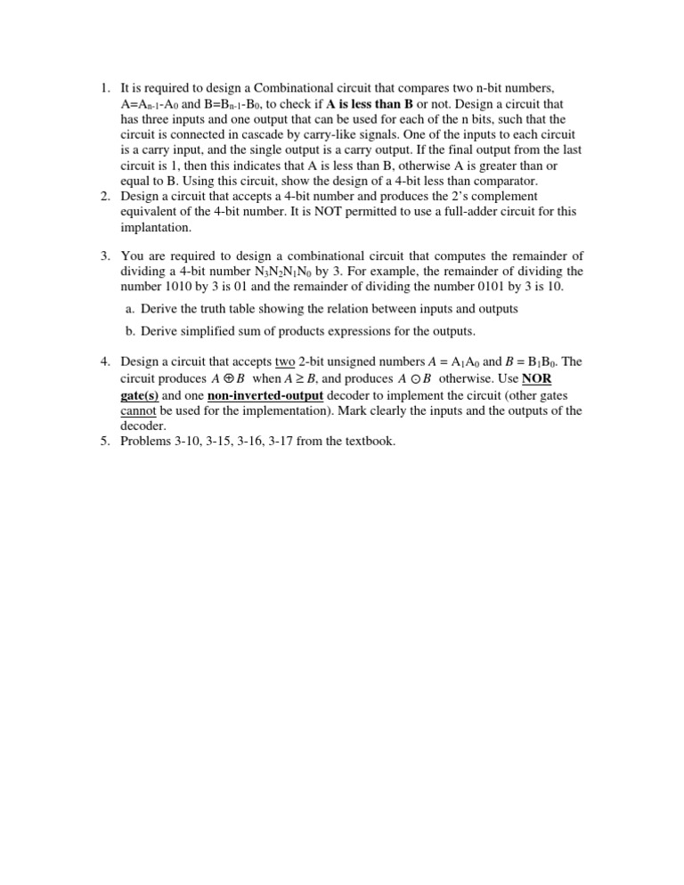 Practice Problems Combinational Design | PDF | Teaching Methods ...
