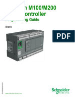 Modicon M100/M200 Logic Controller: Programming Guide