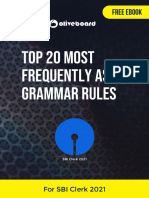 Top 20 Most Frequently Asked Grammar Rules: Free Ebook