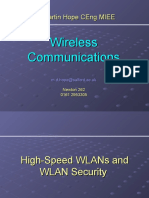 High-Speed WLANs and WLAN Security