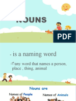 NOUNS FOR GRADE 1 POWERPOINT
