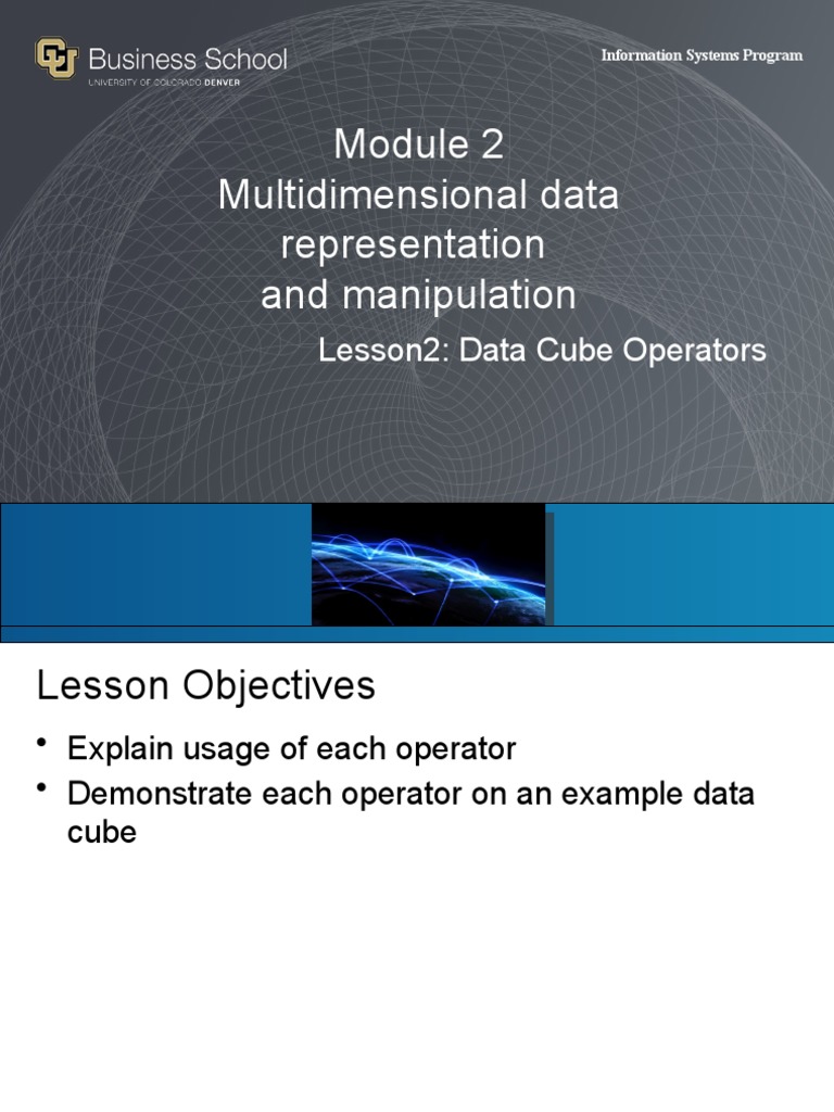 Data Cube Operators in Information Systems | PDF | Information Science ...