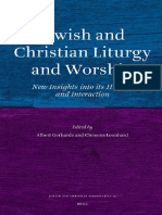 Gerhards Albert, Leonhard Clemens - Jewish and Christian Liturgy and Worship (Jewish and Christian Perspectives)