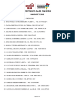 Pinheiro Lista 800 Sorteados