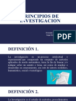 Metodologia Principios de La Investigacion