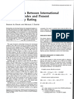 Relationships Between International Roughness Index and Present Serviceability Rating